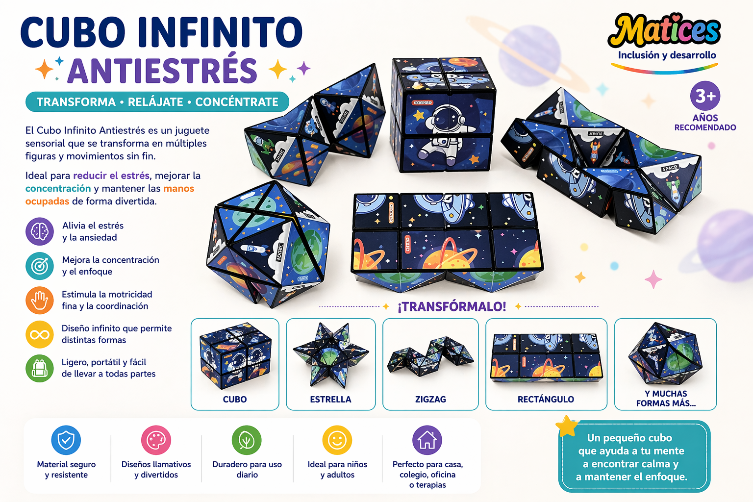 Cubo Infinito Espacial