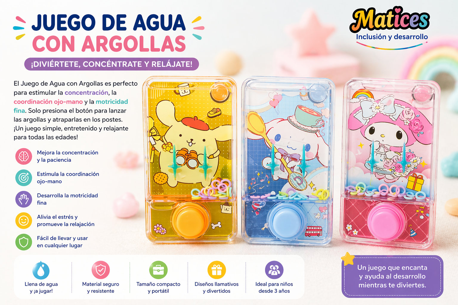 Juegos de Agua con Argollas