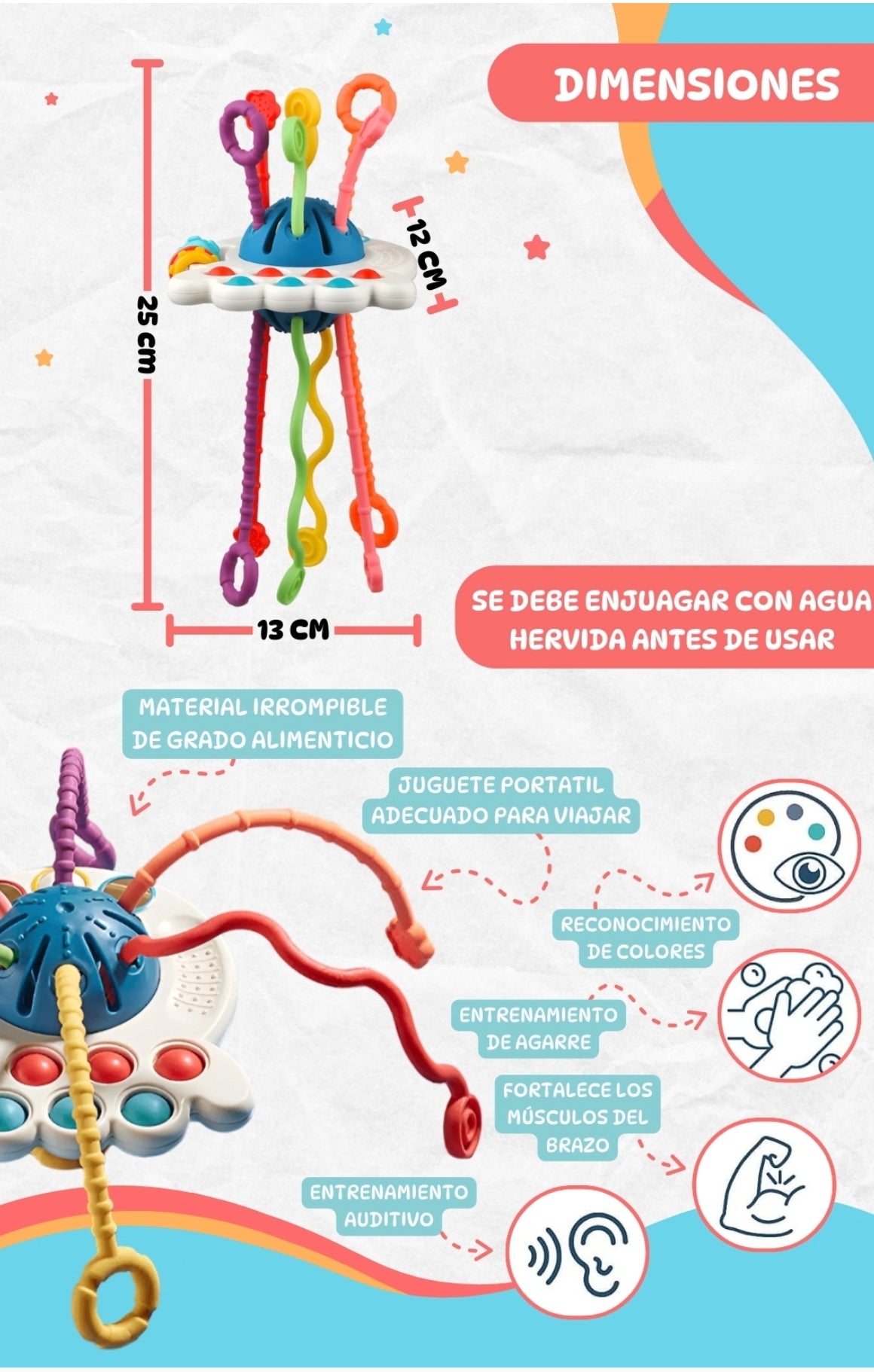 Juguete sensorial 4 en 1